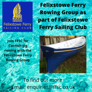 Rowing at Felixstowe Ferry Sailing Club